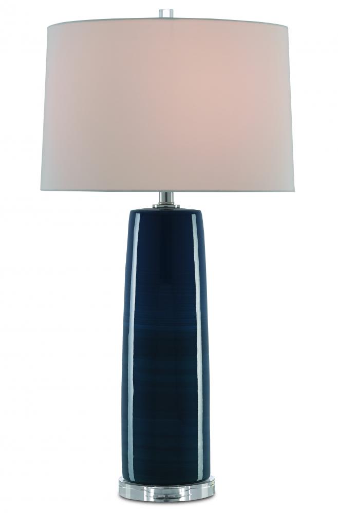 Azure Navy Blue Table Lamp