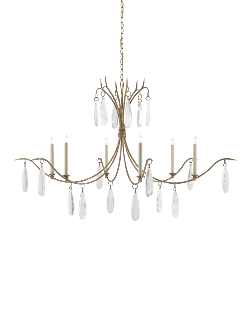Marshallia Large Gold Chandelier