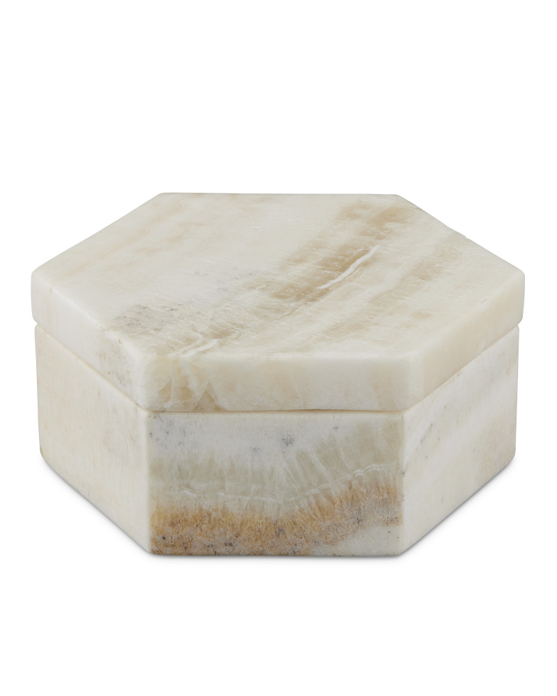 Arco Natural Onyx Hexagon Box