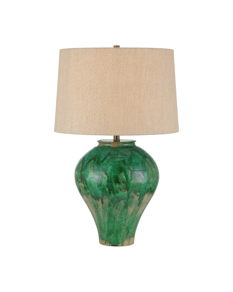 Blarney Green Table Lamp