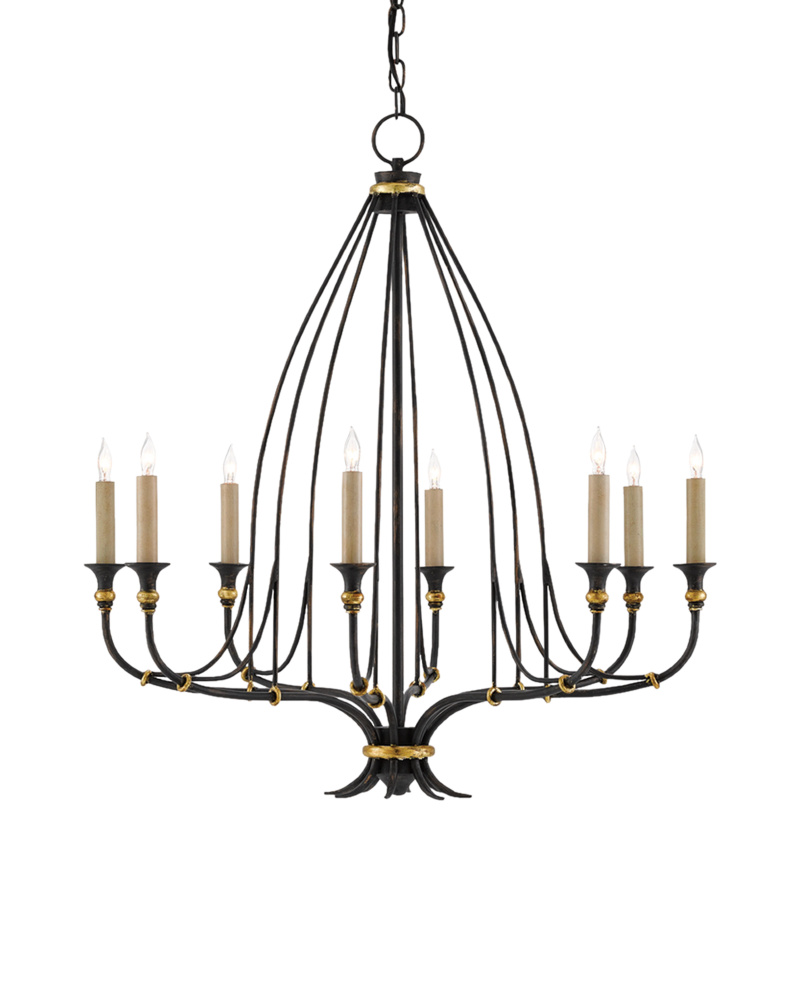 Folgate Small Black Chandelier