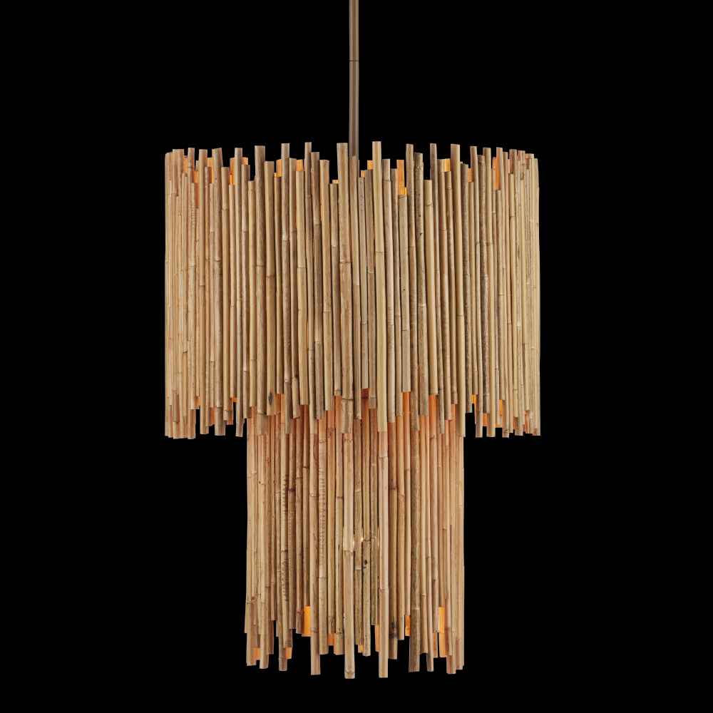 Teahouse Two-Tier Pendant