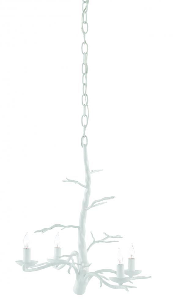 Treetop White Small Chandelier