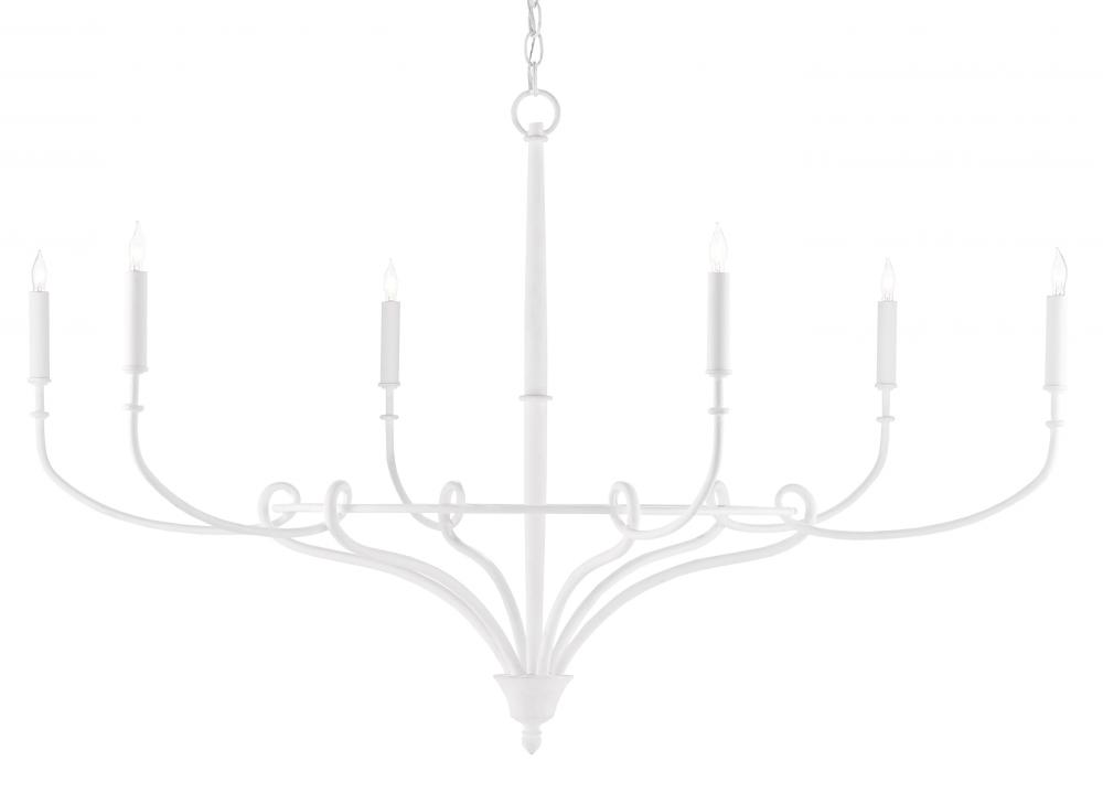 Cyrilly White Chandelier
