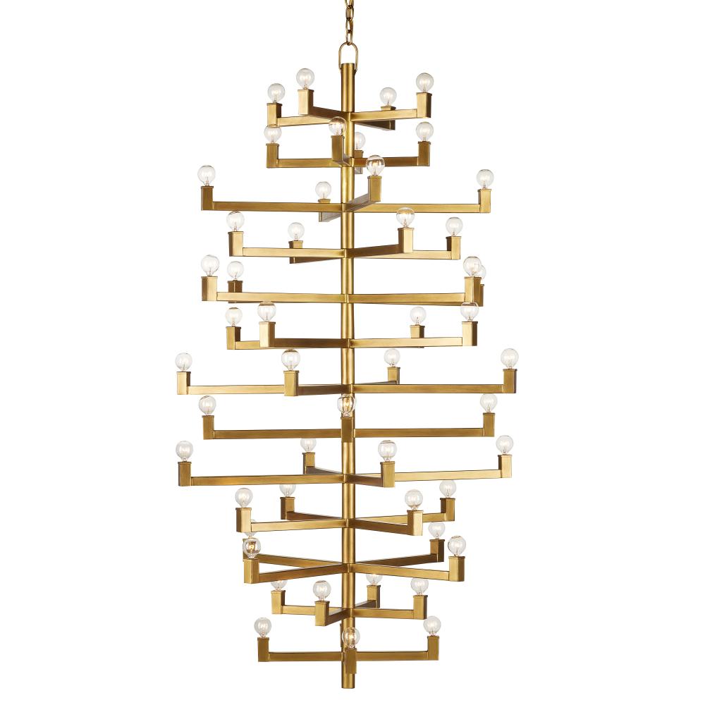 Andre Grande Brass Chandelier