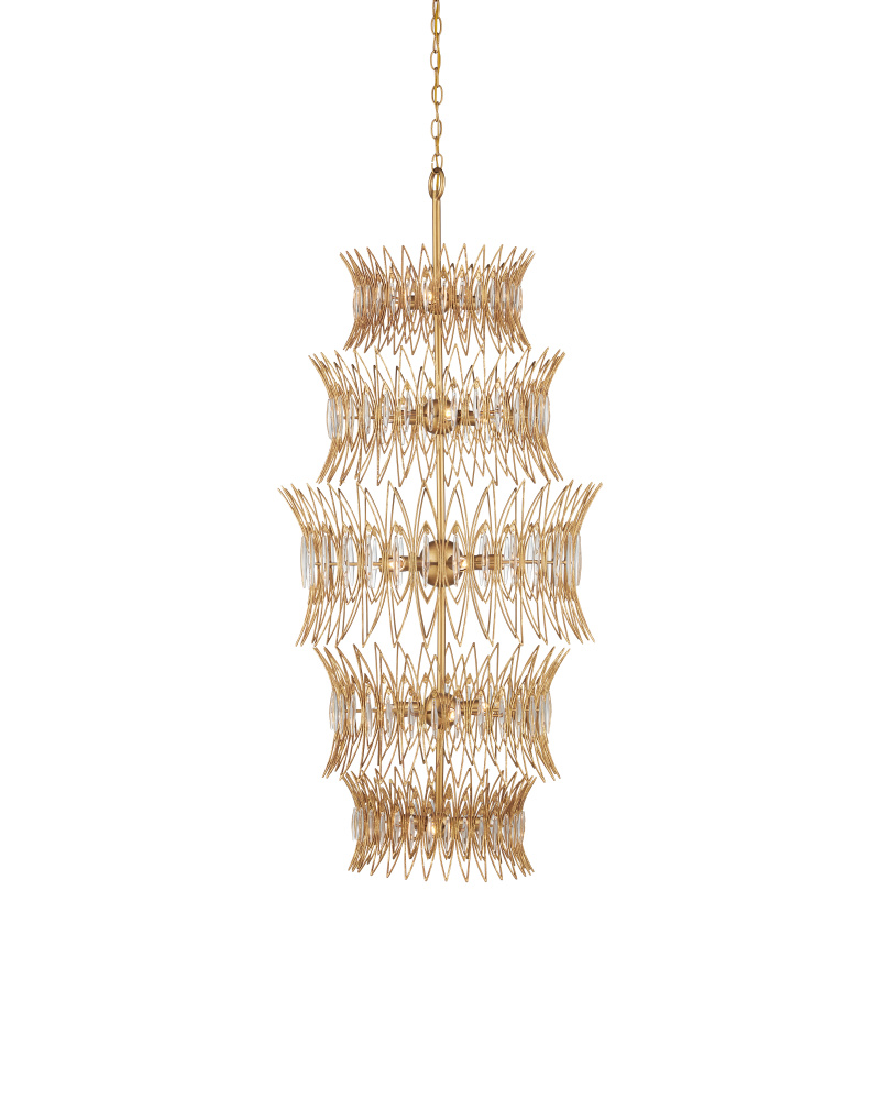 Marquise Large Gold Chandelier