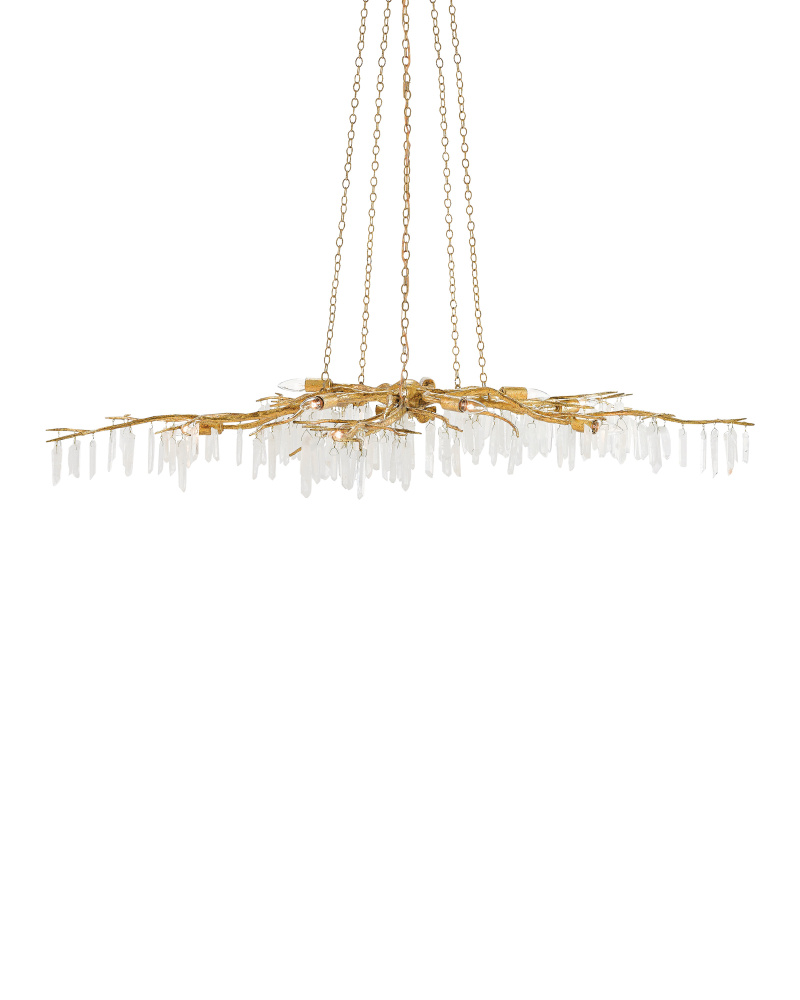 Forest Light Gold Chandelier