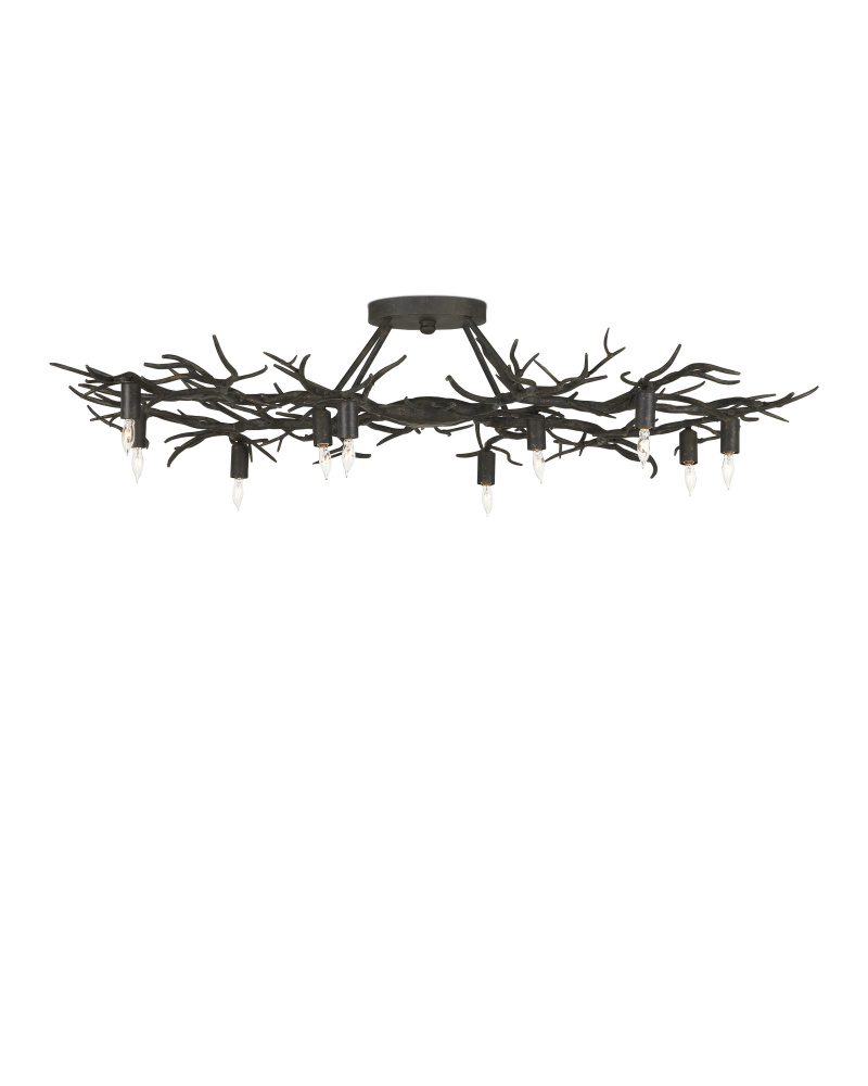Rainforest Bronze Semi-Flush Mount