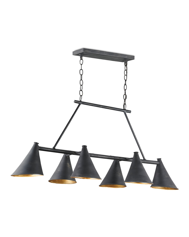 Culpepper Black Rectangular Chandelier