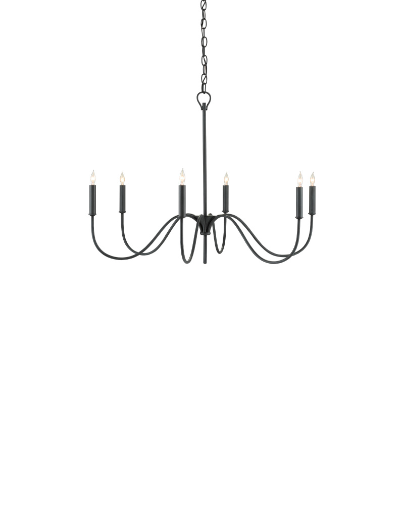 Tirrell Small Black Chandelier