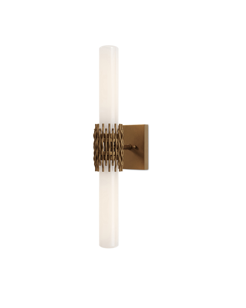 Brietta Brass Bath Wall Sconce