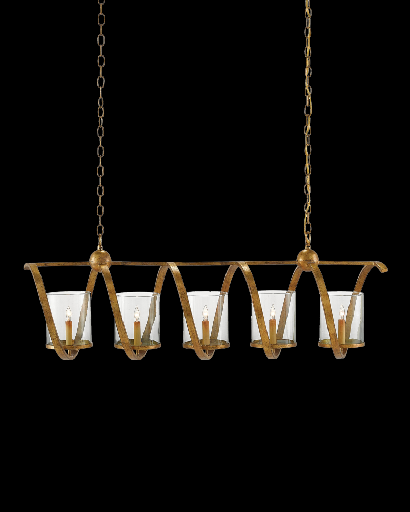 Maximus Medium Gold Chandelier