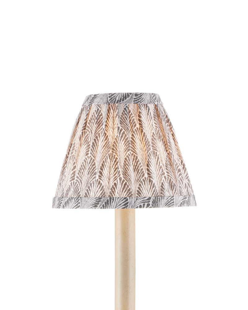 Plume Stone Tapered Chandelier Shade