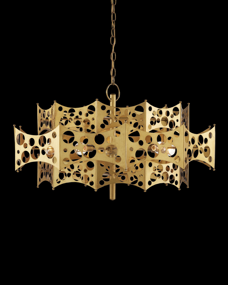 Emmental Gold Chandelier