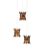 Currey 9000-1041 - Alsop 3-Light Round Multi-Drop Pendant