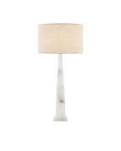 Currey 6000-0595 - Alabastro White Table Lamp
