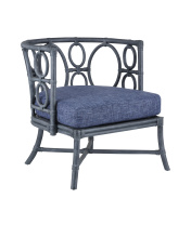 Currey 7000-0622 - Tegal Navy Chair, Finn Indigo