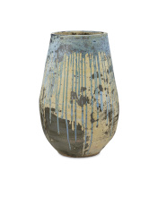 Currey 2200-0014 - Capaci Antique Blue Drip Planter