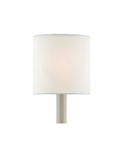 Currey 0454 - White Cotton Drum Chandelier Shade