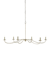 Currey 9000-0055 - Saxon Large Silver Chandelier