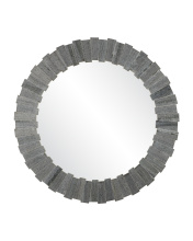 Currey 1000-0130 - Dario Round Gray Mirror