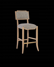 Currey 7000-1012 - Melanie Blonde Bar Stool, Liller Tortoise