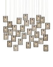 Currey 9000-1052 - Regatta 30-Light Linear Multi-Drop Pendant