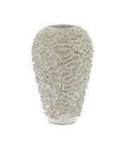 Currey 1200-0297 - Swirl Large White Vase