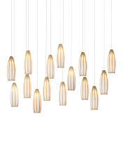 Currey 9000-1189 - Parish 15-Light Linear Multi-Drop Pendant