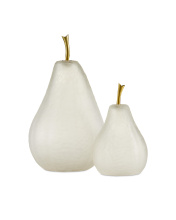 Currey 1200-0641 - Glass Pear Set of 2