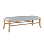 Currey 7000-1002 - Melanie Blonde Bench, Greenlight Powder