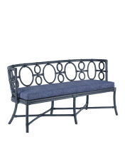 Currey 7000-0812 - Tegal Navy Bench, Finn Indigo