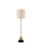 Currey 6472 - Messenger Brass Table Lamp