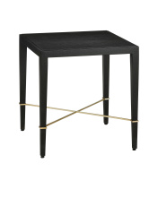 Currey 3000-0296 - Verona Black End Table
